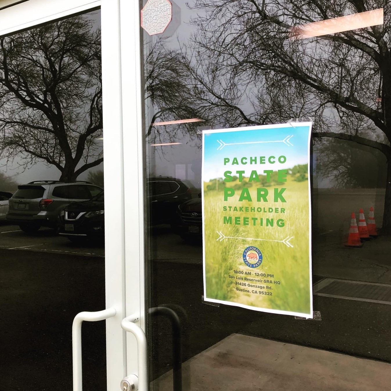 Pacheco Meeting Door Sign